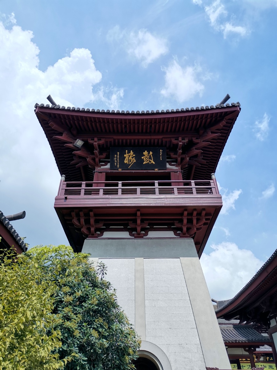 南翔镇留云禅寺唐代建筑风格宏伟大气