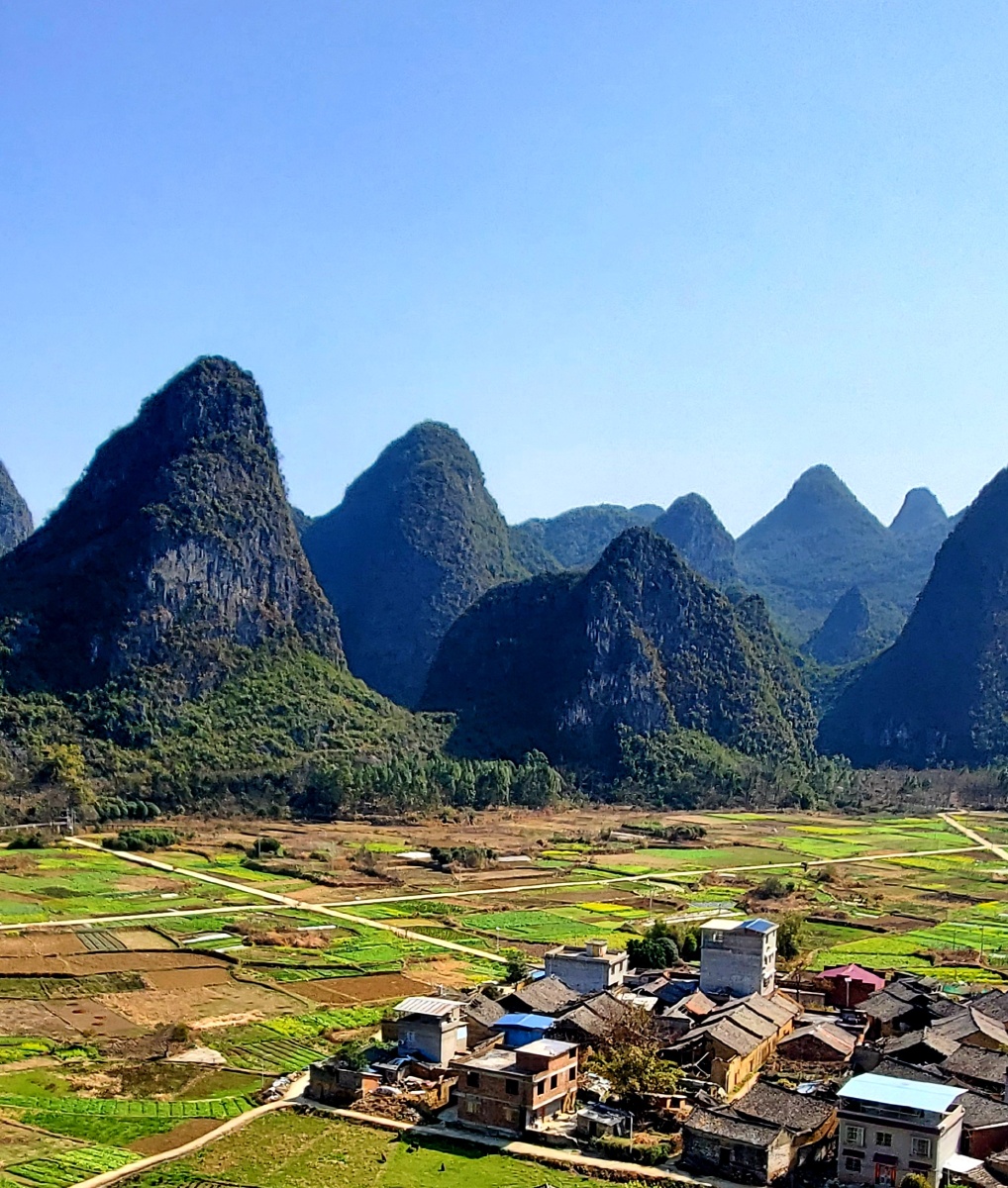 原生态原始乡村风光. - 微福