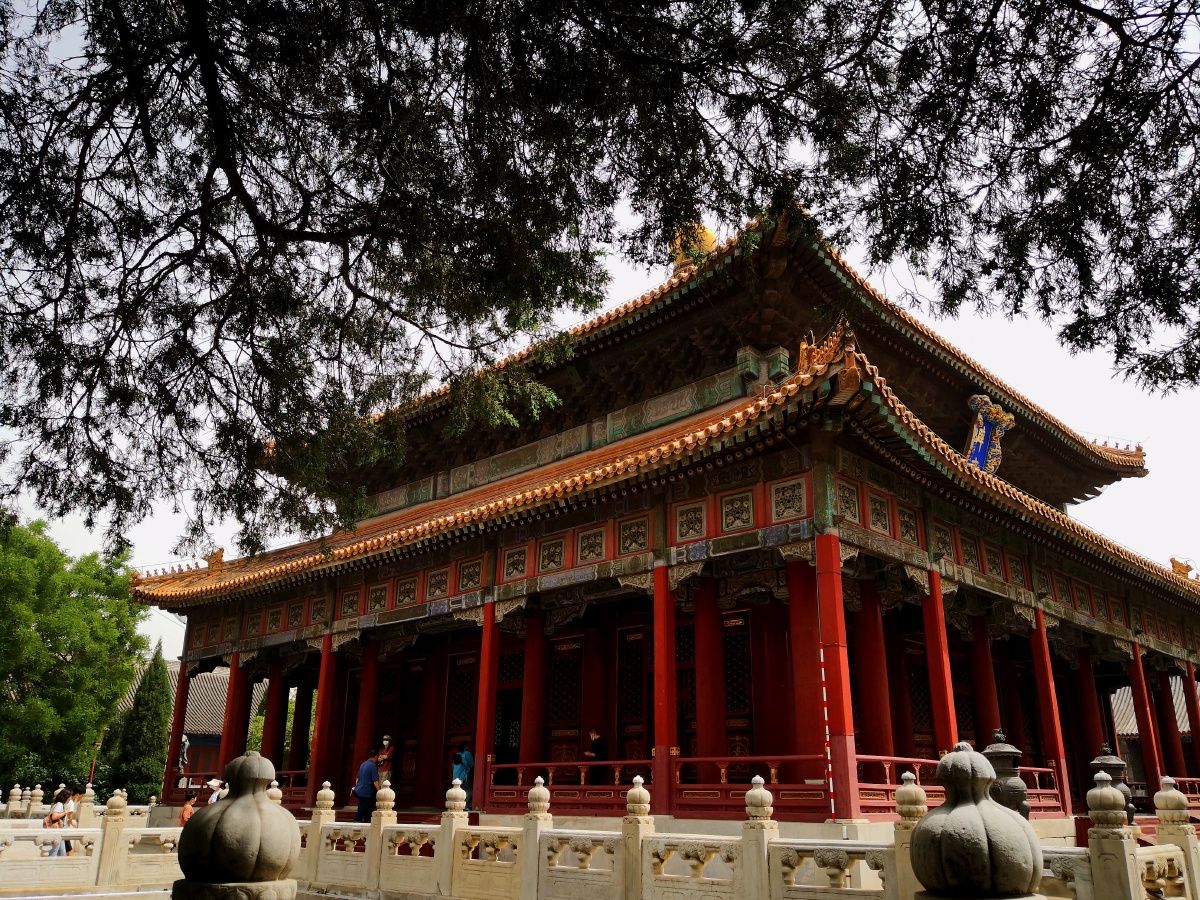 皇帝为文武大臣讲课的教室国子监辟雍殿