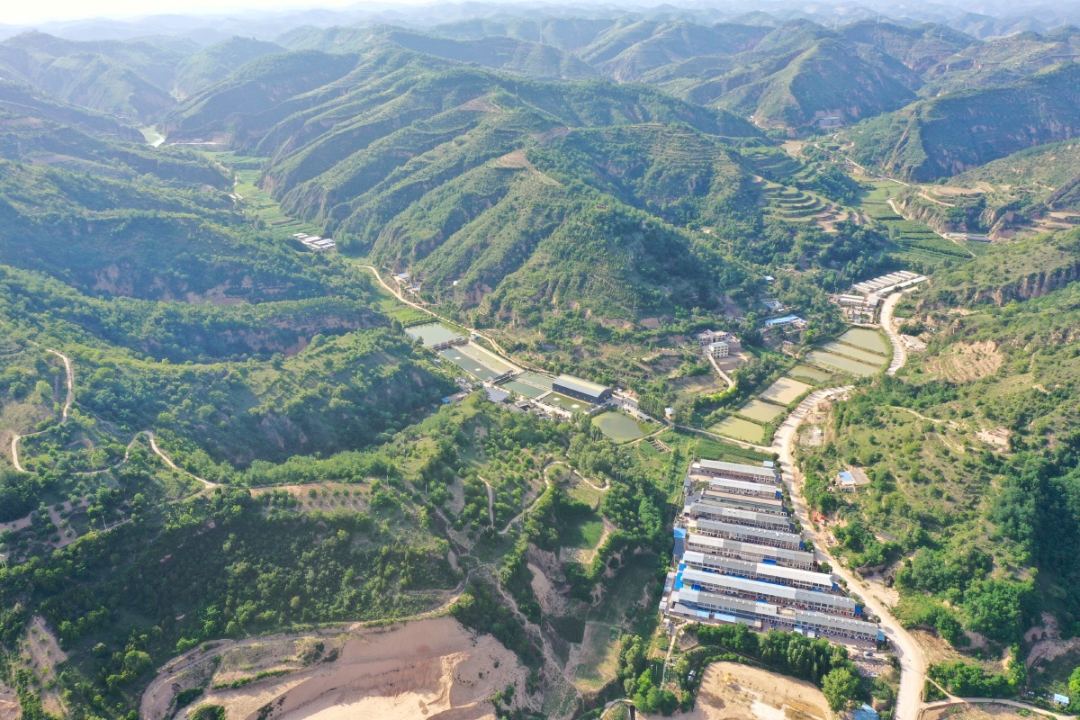 云雾中的延安和陕北地貌的感觉