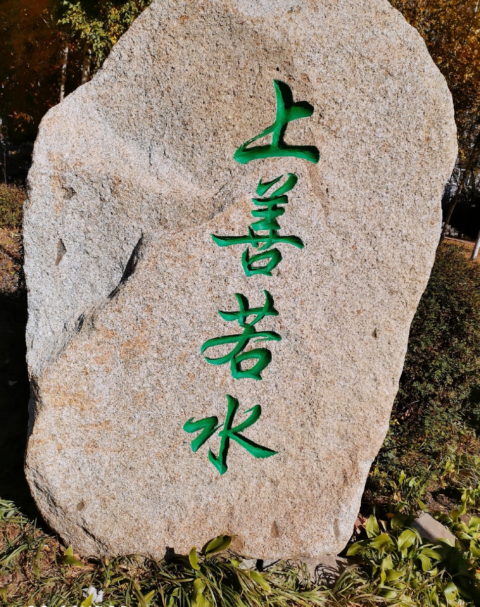 上善若水水善利万物而不争处众人之所恶故几于道