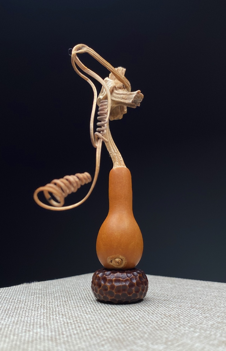 又是一个个性的小葫芦,皮子比较老了.