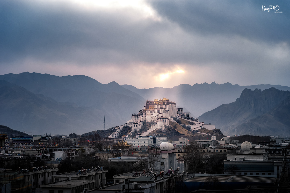 远眺布达拉宫 - 拍照的meng - 图虫