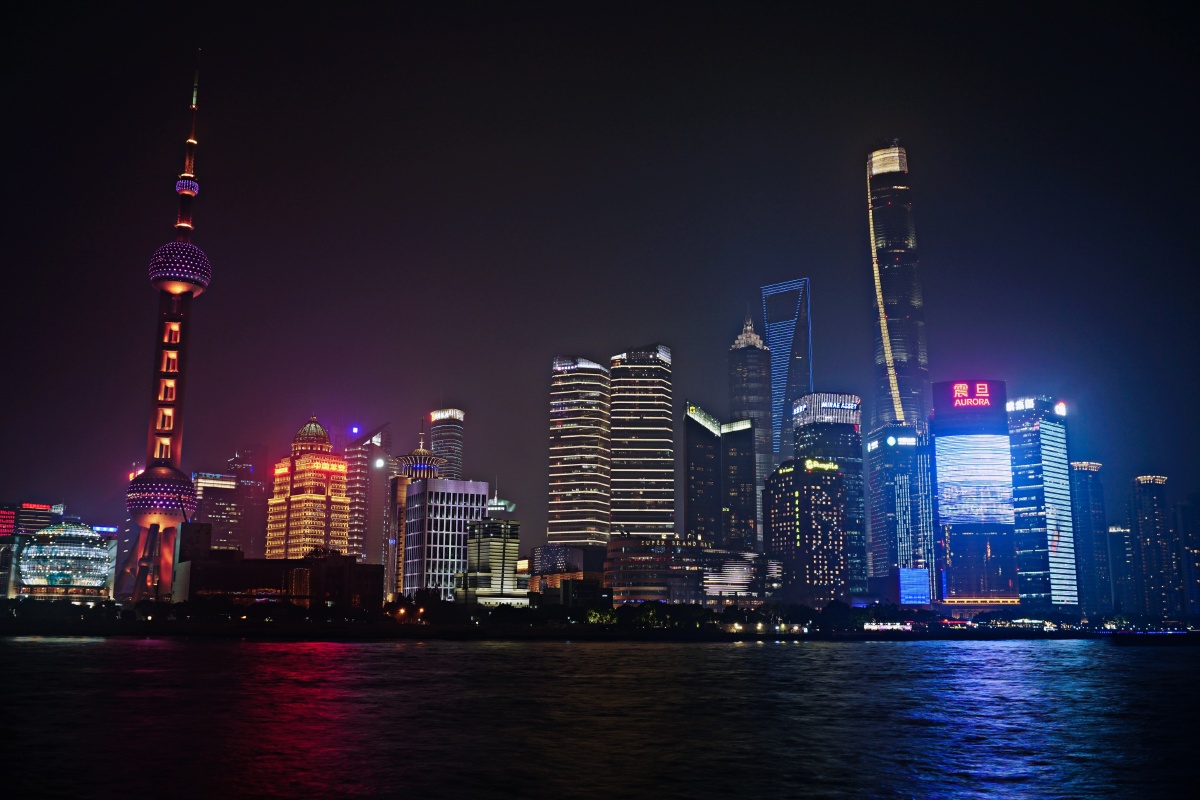 小相机拍出的夜上海