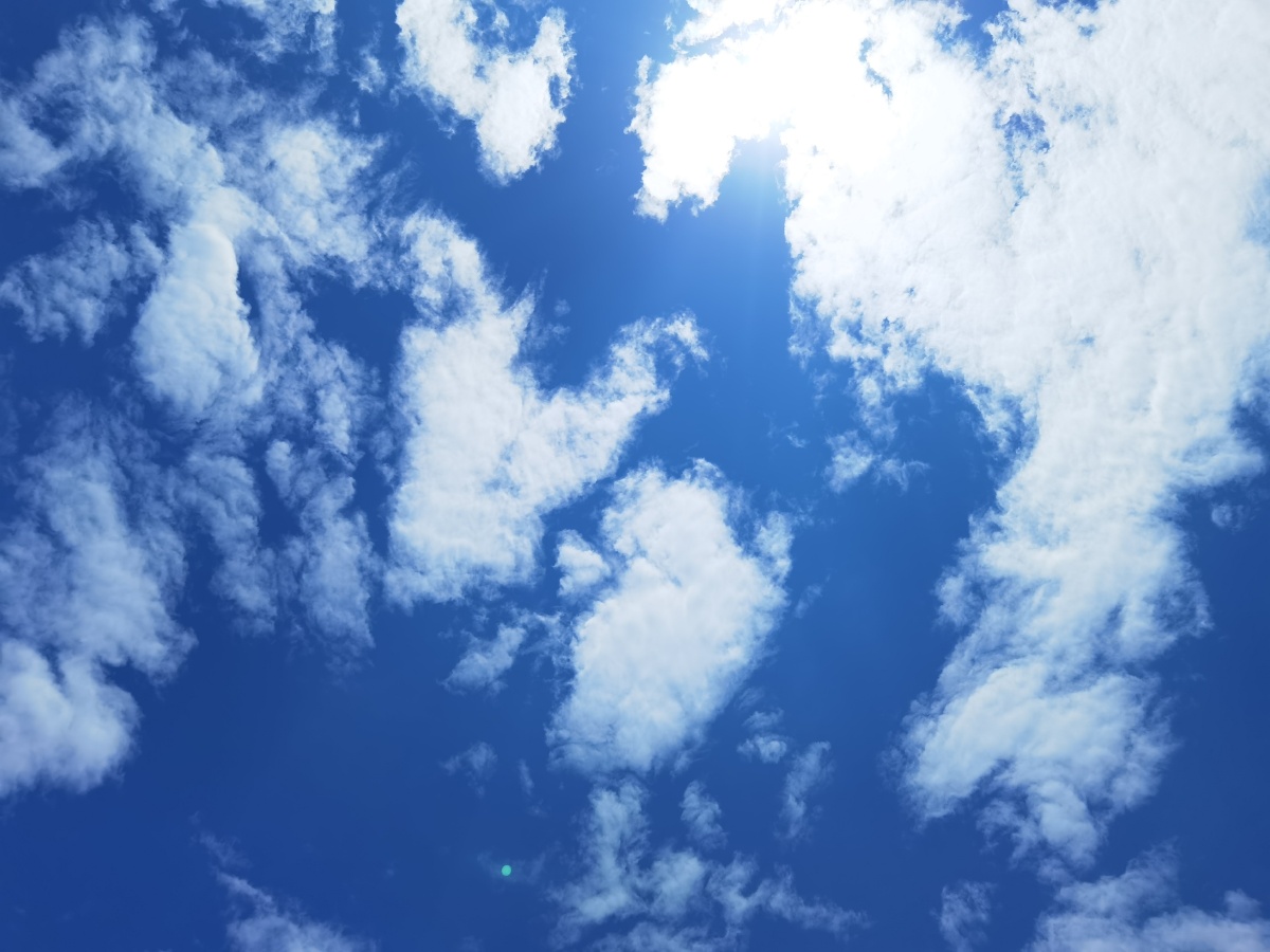天空蓝蓝的心情都舒畅