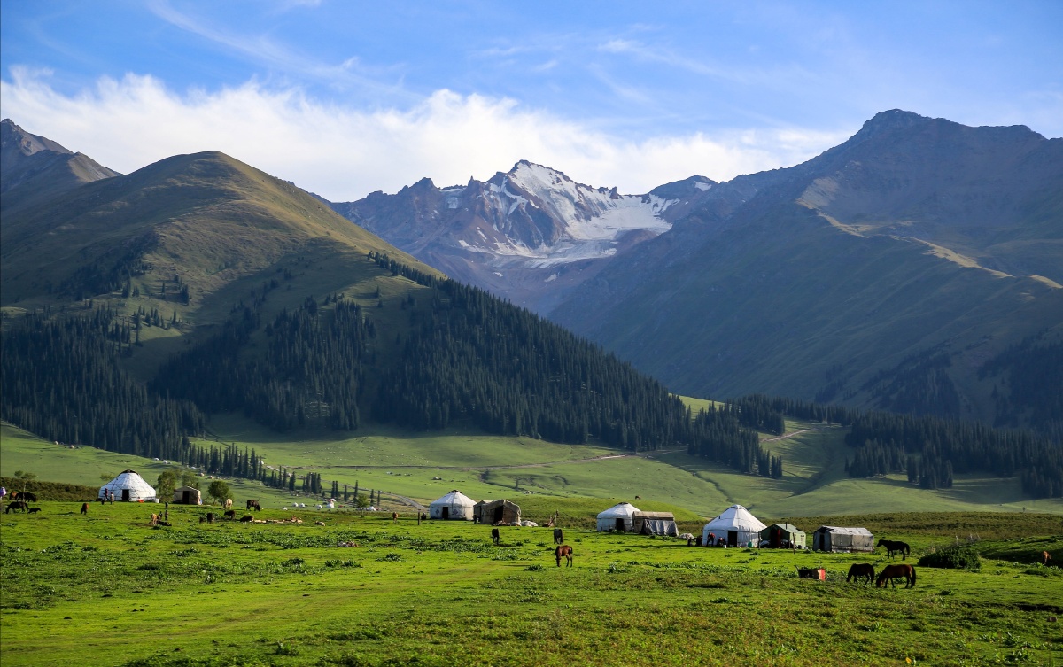 美丽的那拉提草原