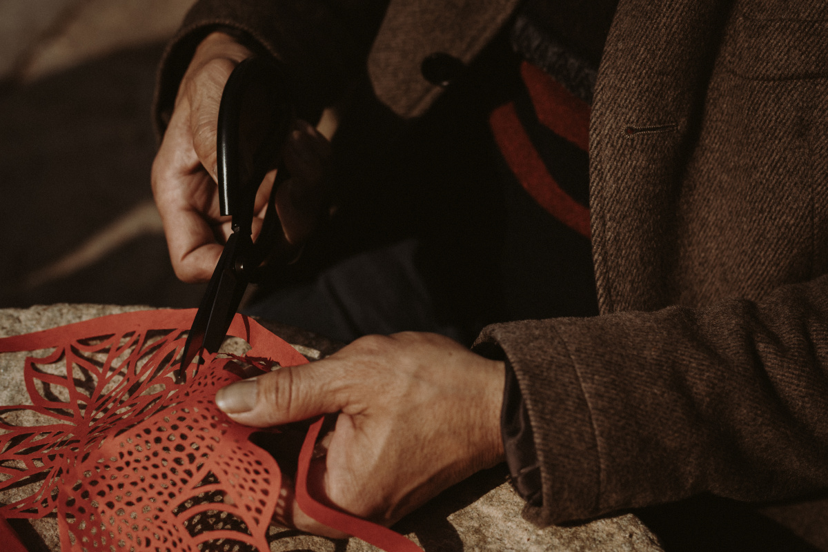 春节传统手艺剪纸