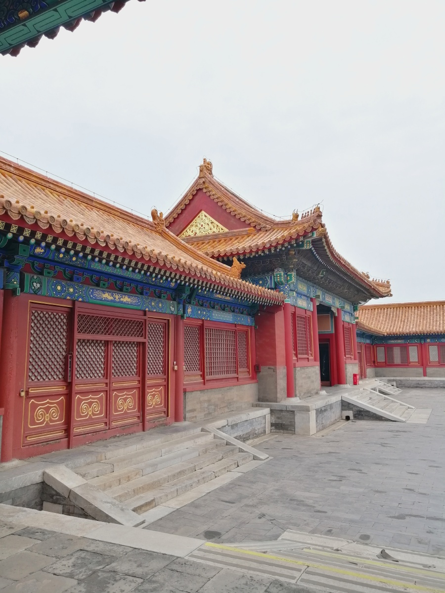 午后庭院(摄于故宫慈宁宫庭院内)