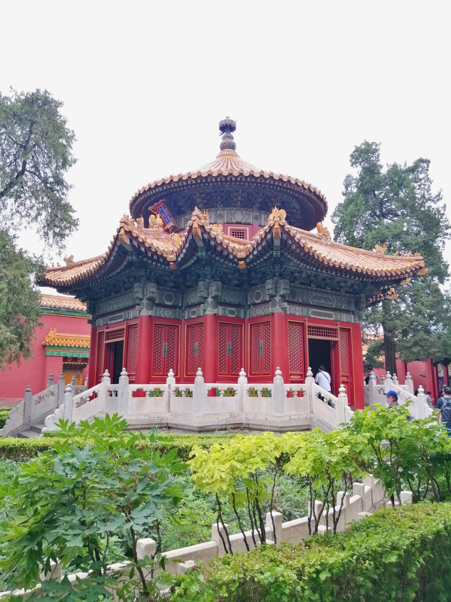 御苑栖亭摄于故宫御花园千秋亭