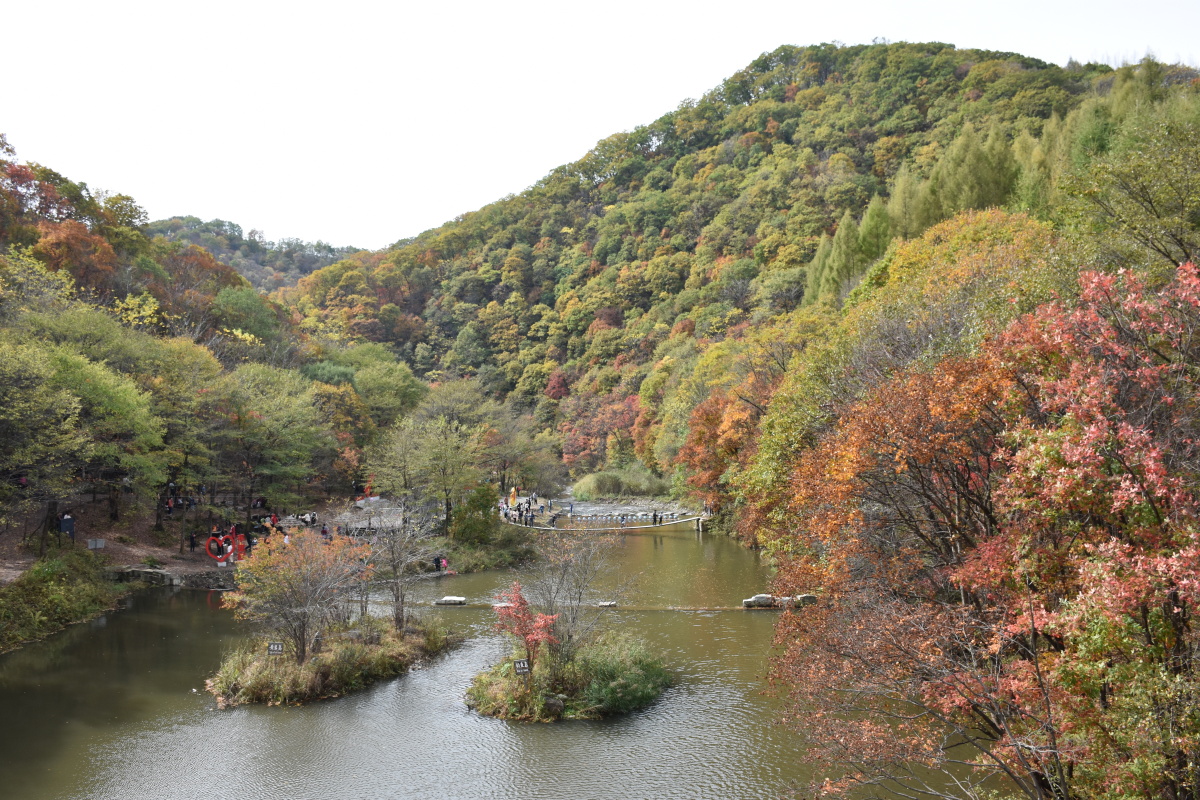 筐子沟秋色辽宁抚顺清原
