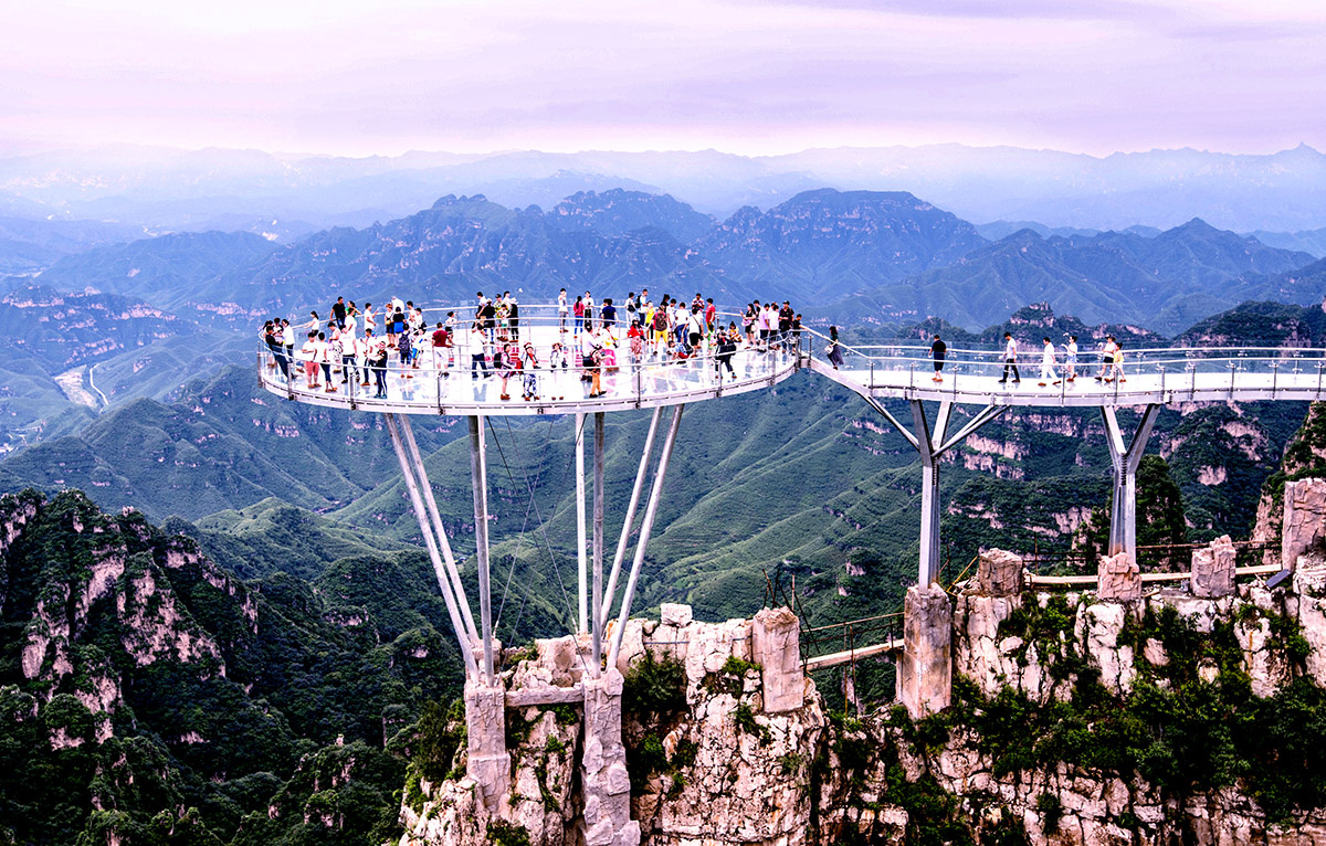 狼牙山玻璃观景台