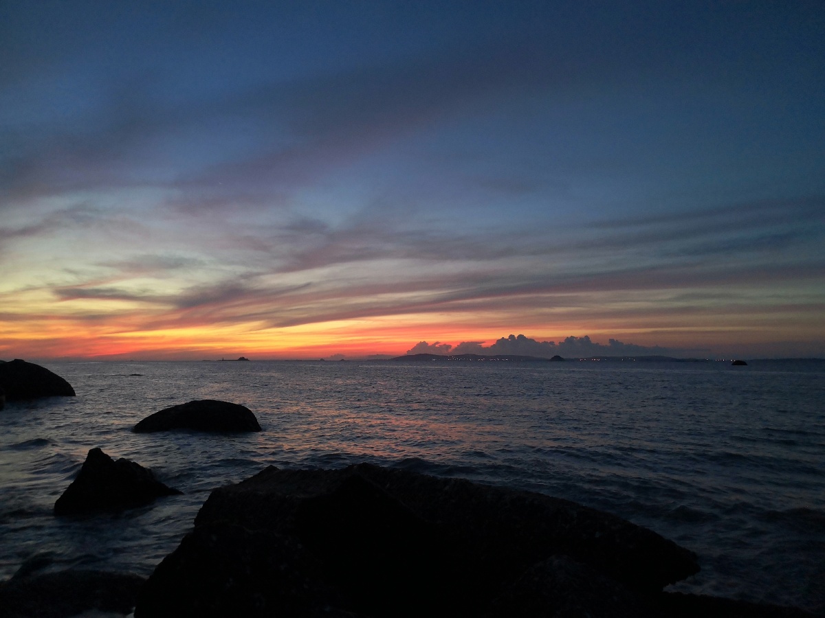日出东方日出之前的景色也蛮不错的等待日出的过程心怀期待的感觉记录
