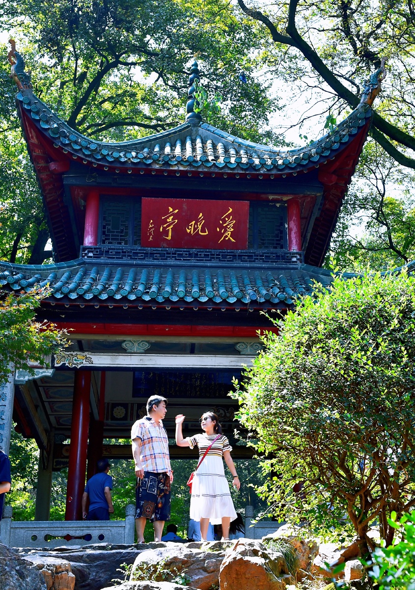 岳麓书院爱晚亭拍摄于2019年9月