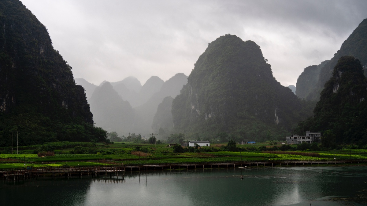 初秋凉意广西都安东庙九灵天窗