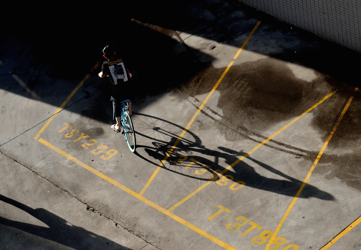 自行车的影子