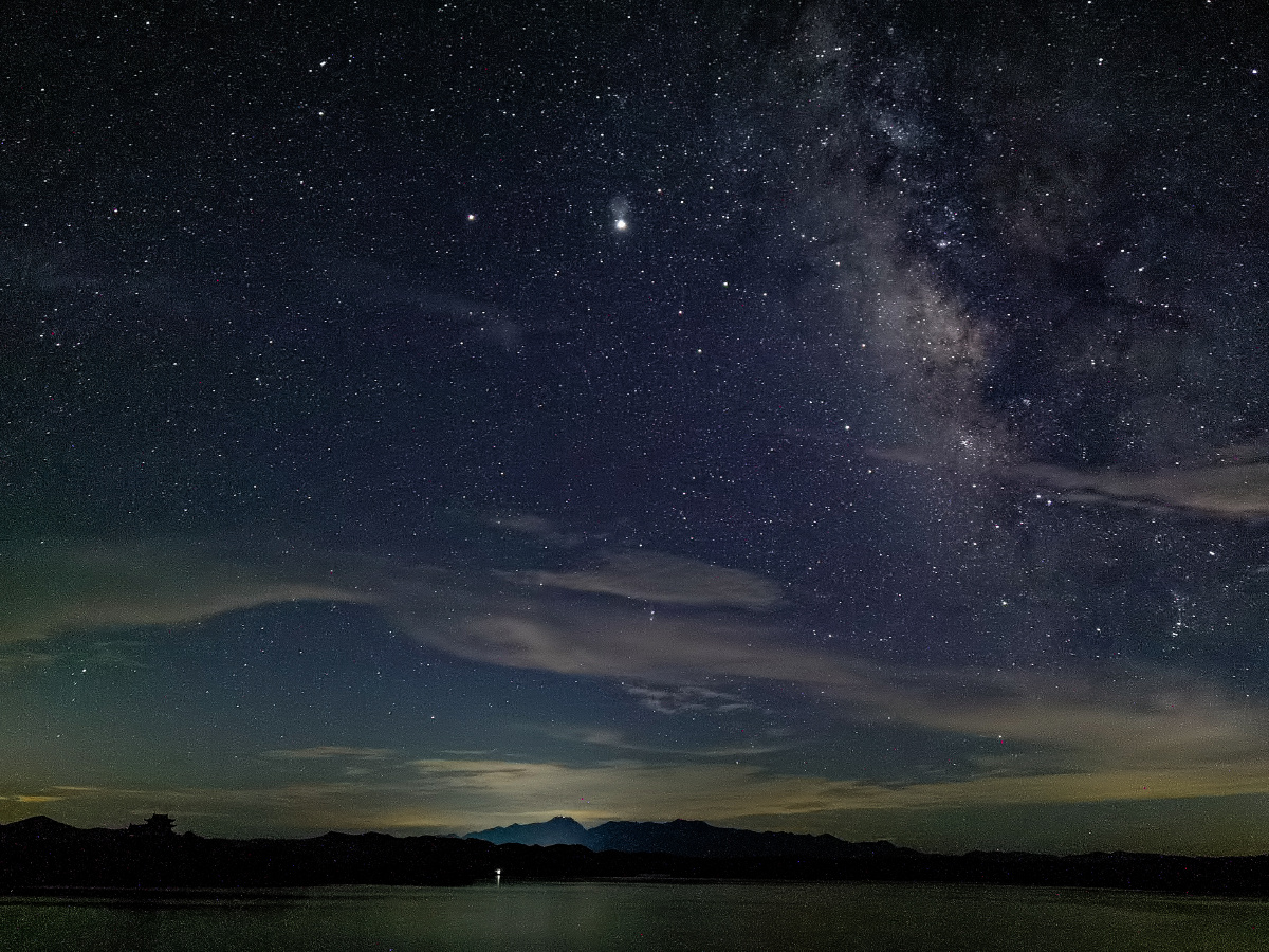 华为p40拍的星空嘿嘿