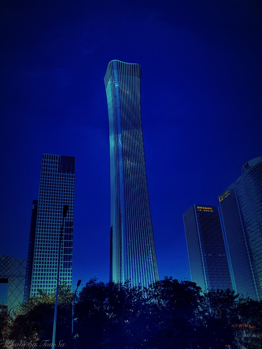 北京有个中国尊,我华为p40pro 手机摄影.