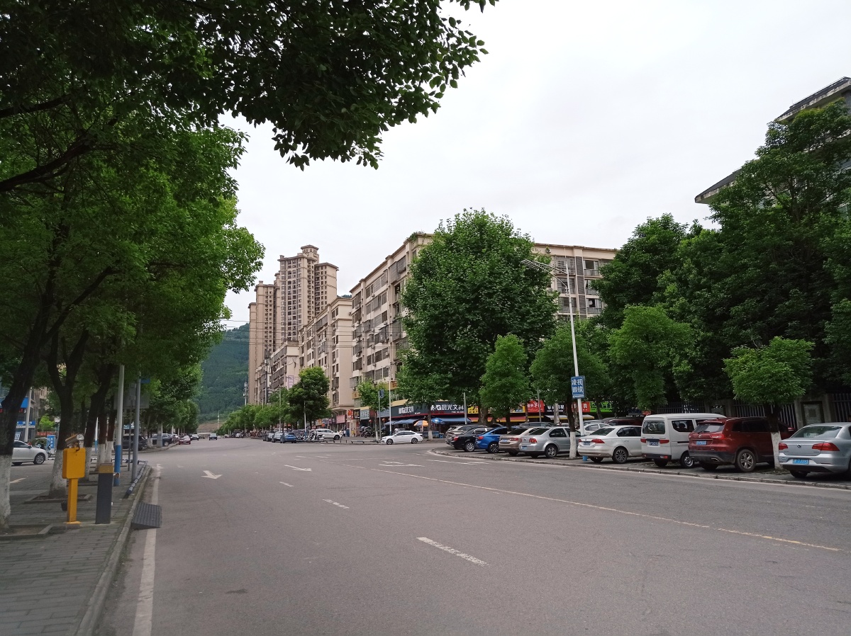 重庆开州云枫街道一角