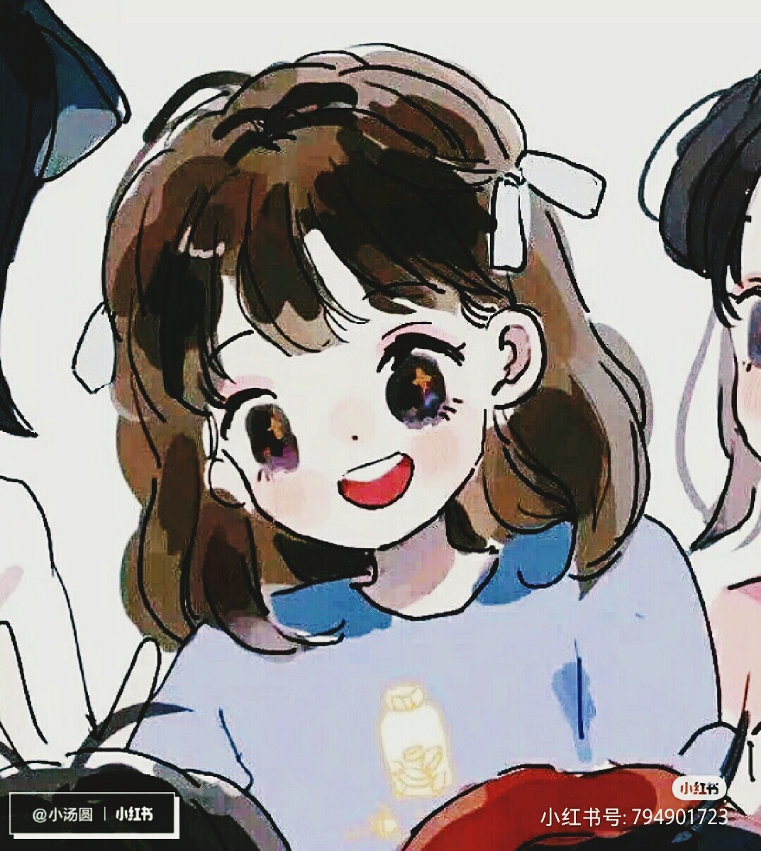 超级好看的五人闺蜜头像