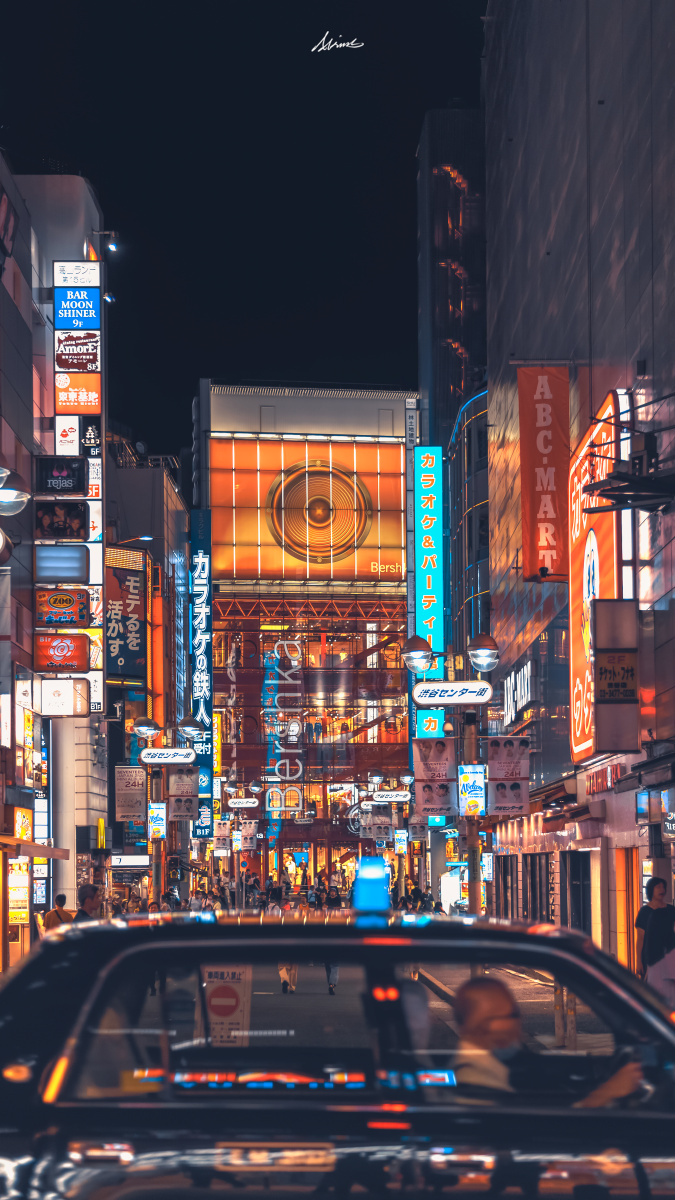 涩谷街头行色匆匆