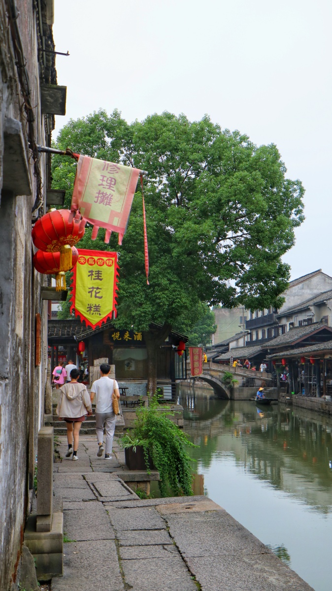 千里莺啼绿映红水村山郭酒旗风拍摄地绍兴安昌古镇