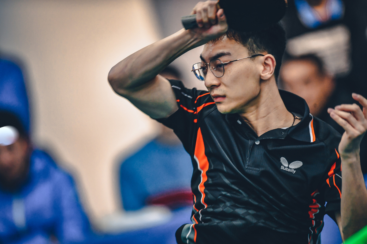 陕西省大学生乒乓球锦标赛 - 王炜颉 - 图虫