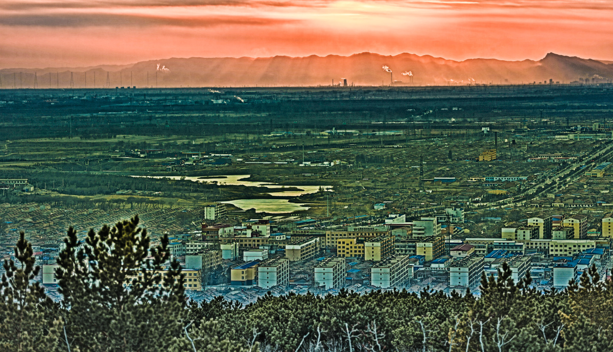 夕阳无限好俯瞰云州区