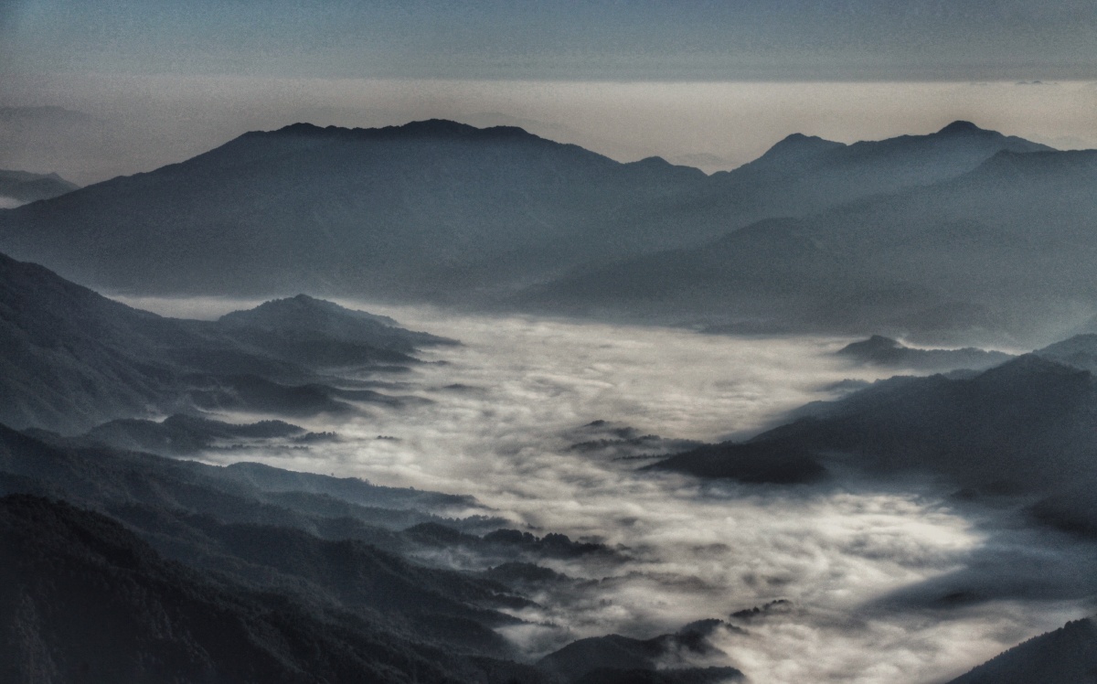 福建大丰山日出风景