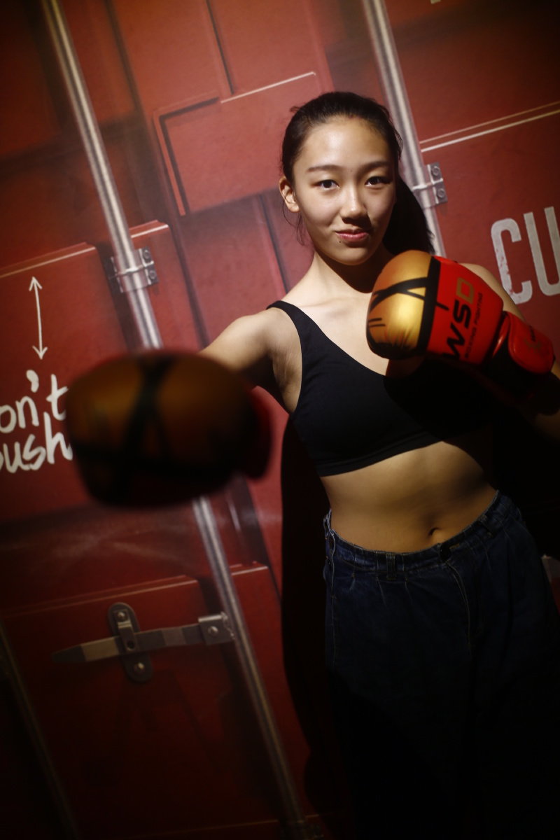 健身房的小姐姐