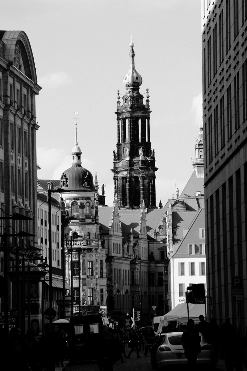 街头建筑摄于德国德雷斯顿
