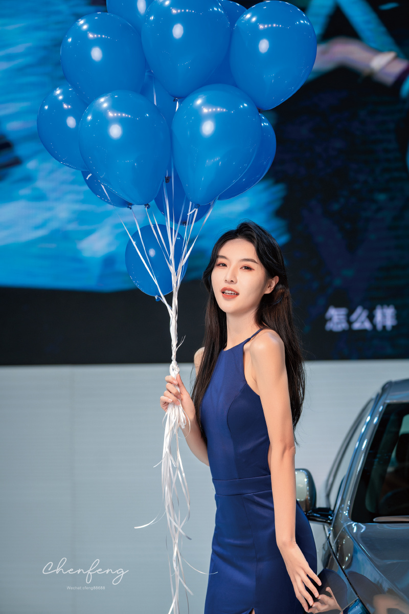 2020昆明车展凯迪拉克模特郝文婕