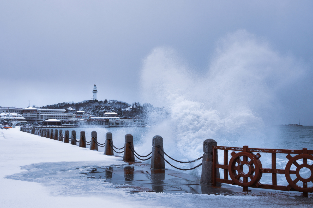 烟台初雪