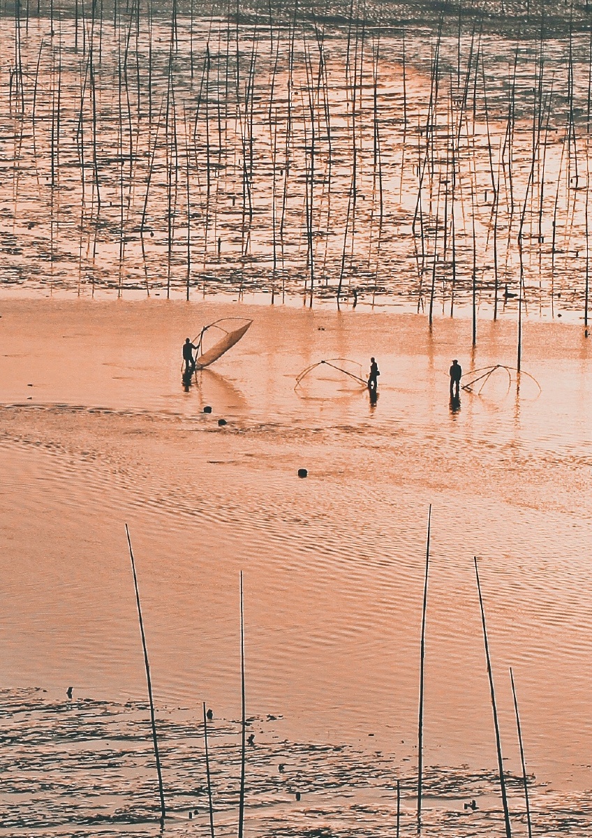 福建霞浦滩涂北岐拍日出