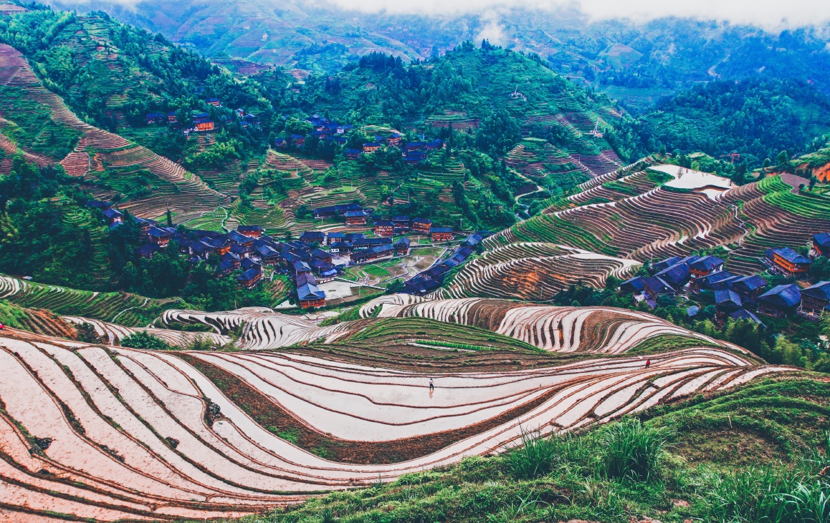 桂林龙脊梯田