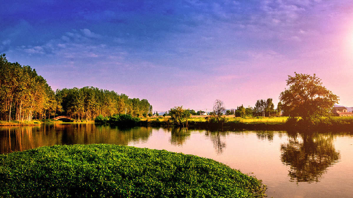 黄天荡遗址风光