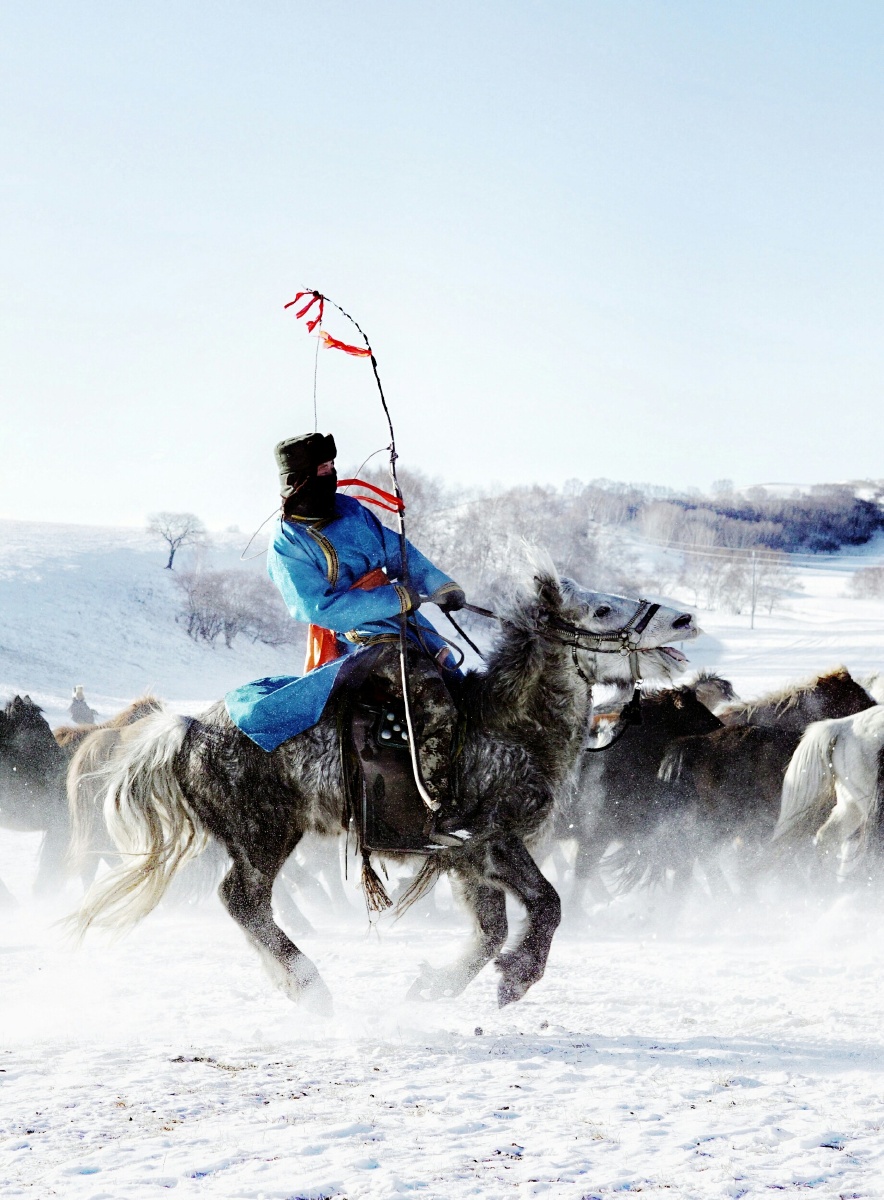 塞外关山月,策马啸西风!