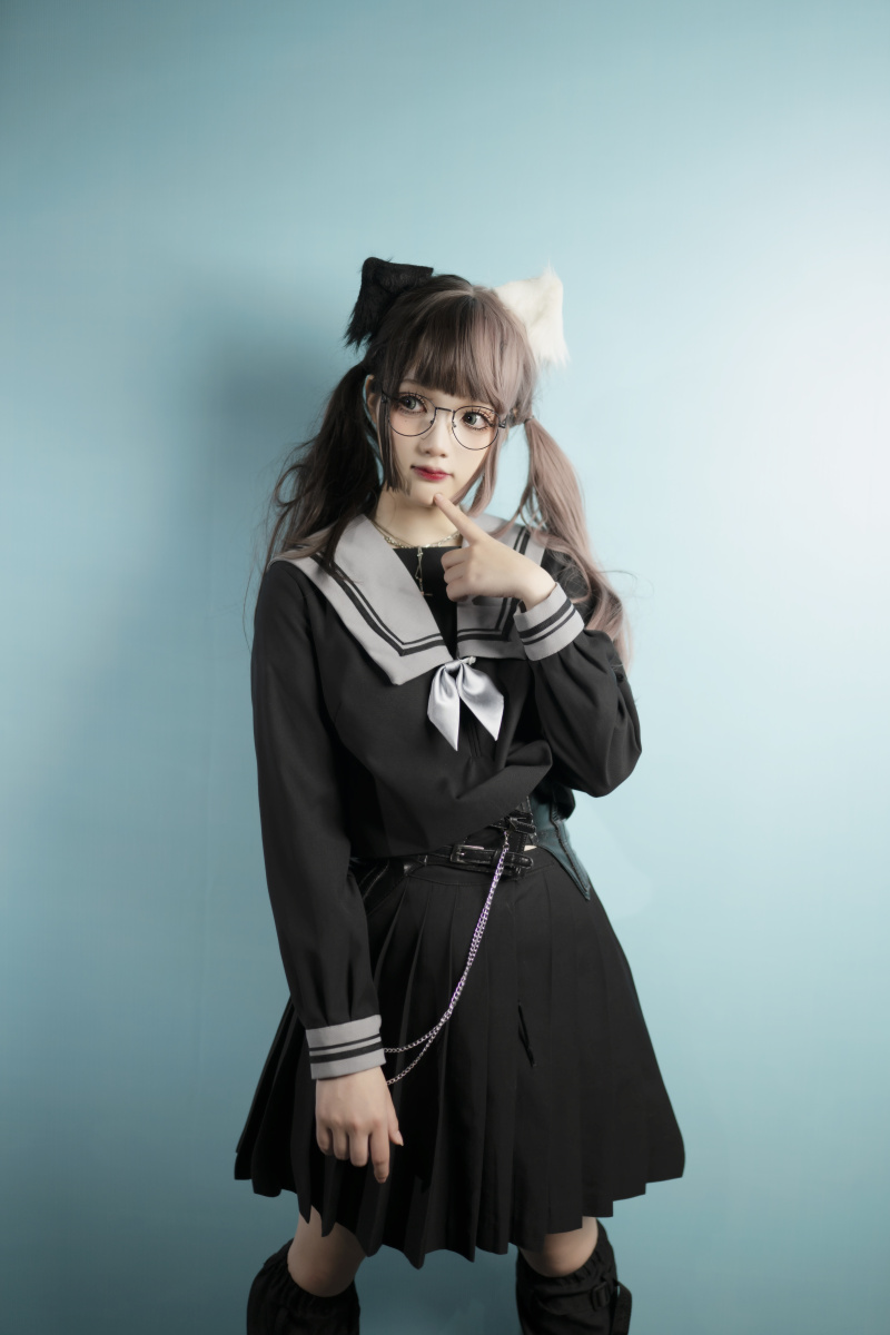 双马尾大眼镜jk!出境:pika 摄影后期:本人器材:a7m3 适马35 1.