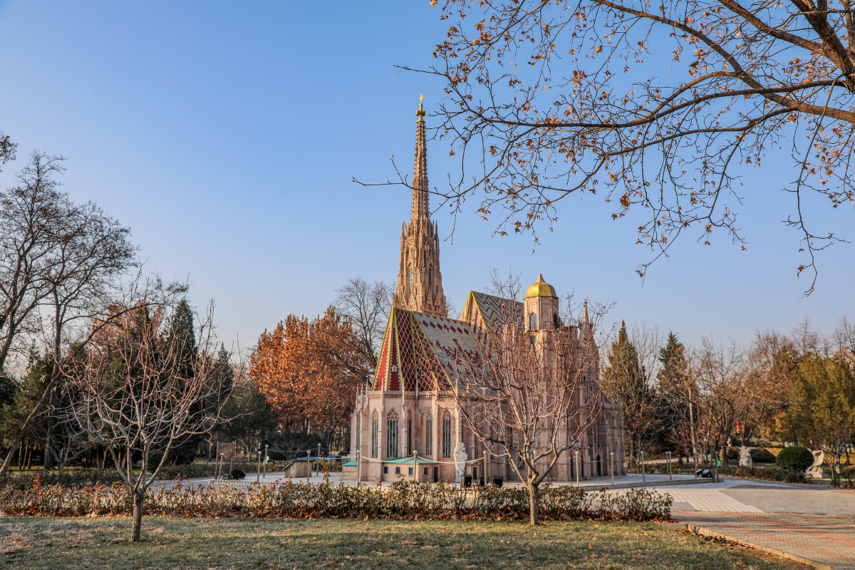 走近世界公园微缩景观摄影木每