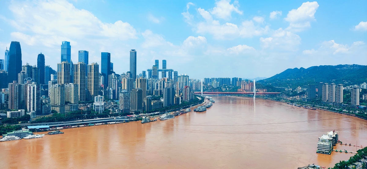 南滨路重庆的外滩