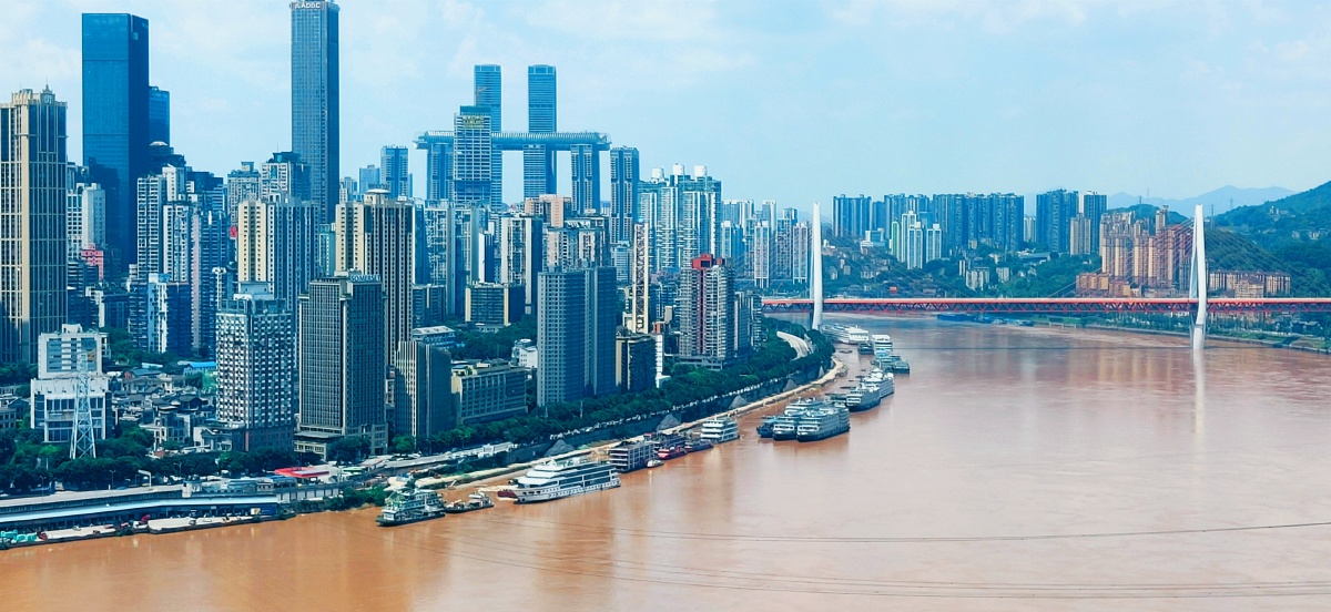 南滨路重庆的外滩