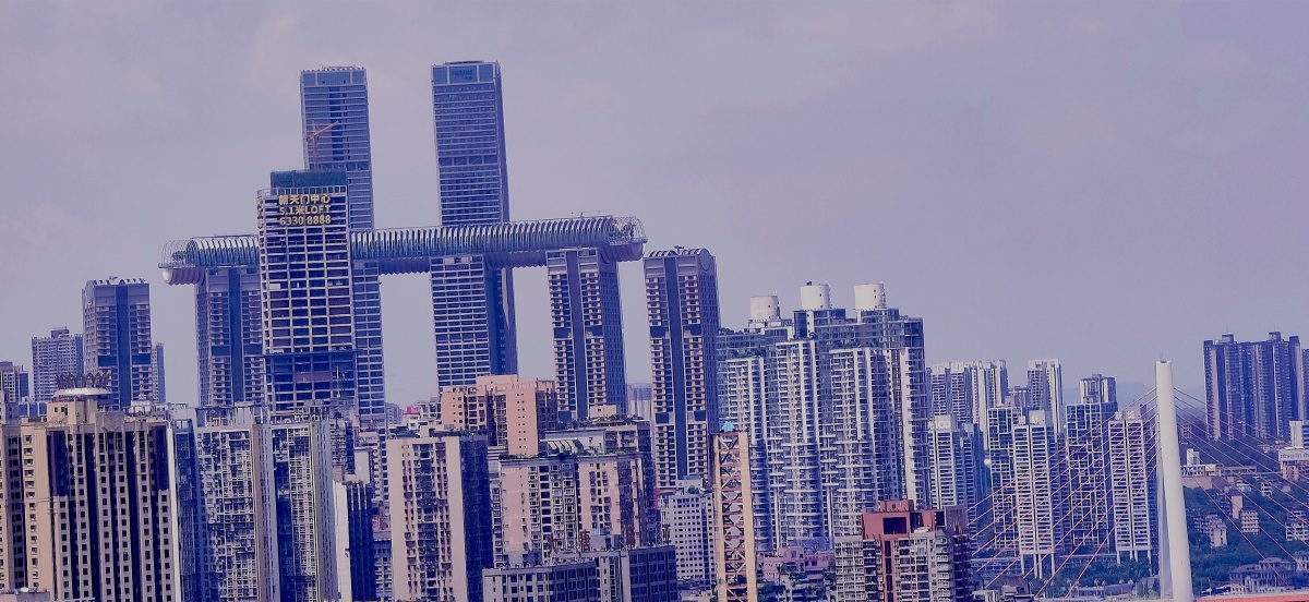 南滨路重庆的外滩