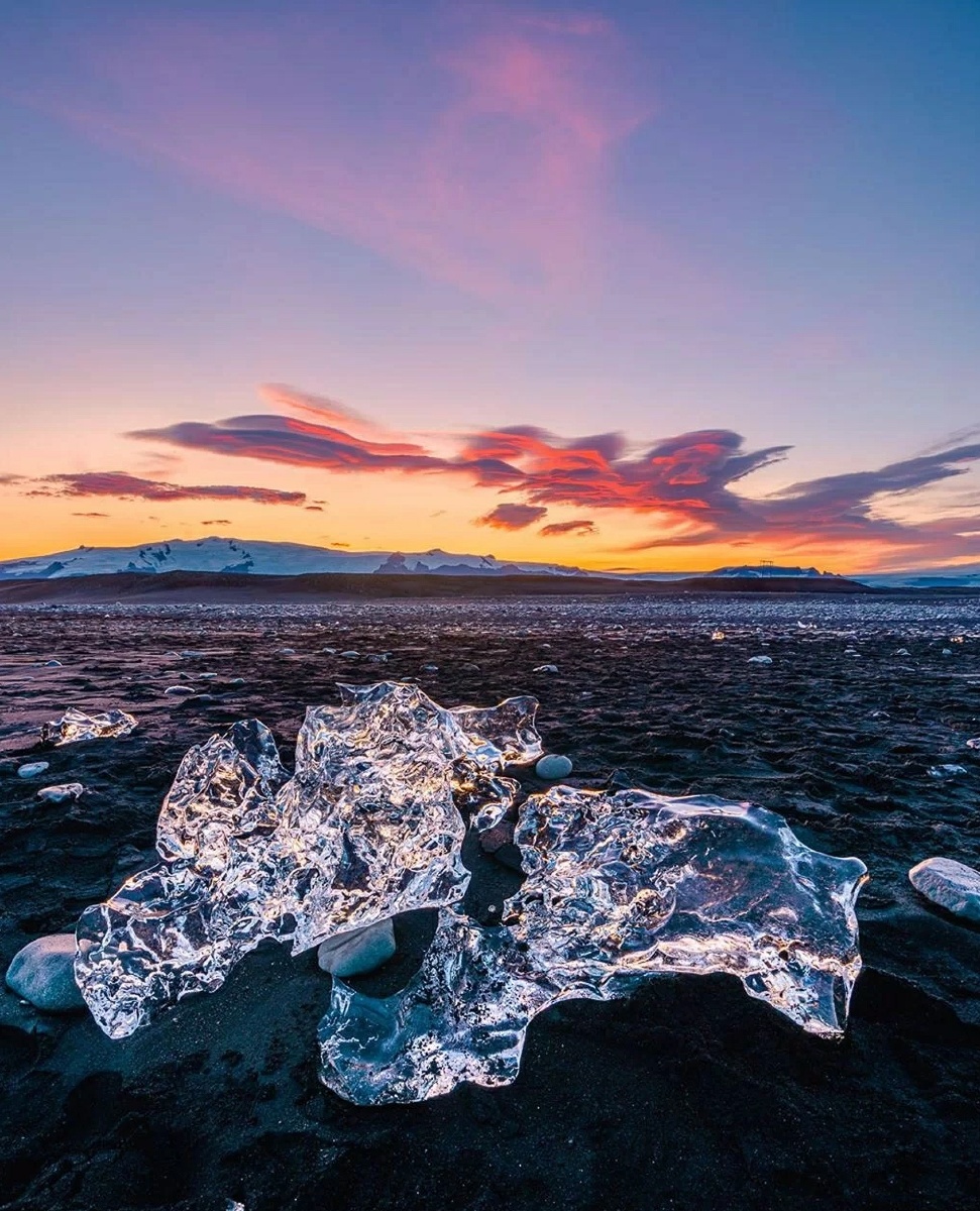 冰岛#闪闪钻石黑沙滩 - 是摄影师嘛 - 图虫
