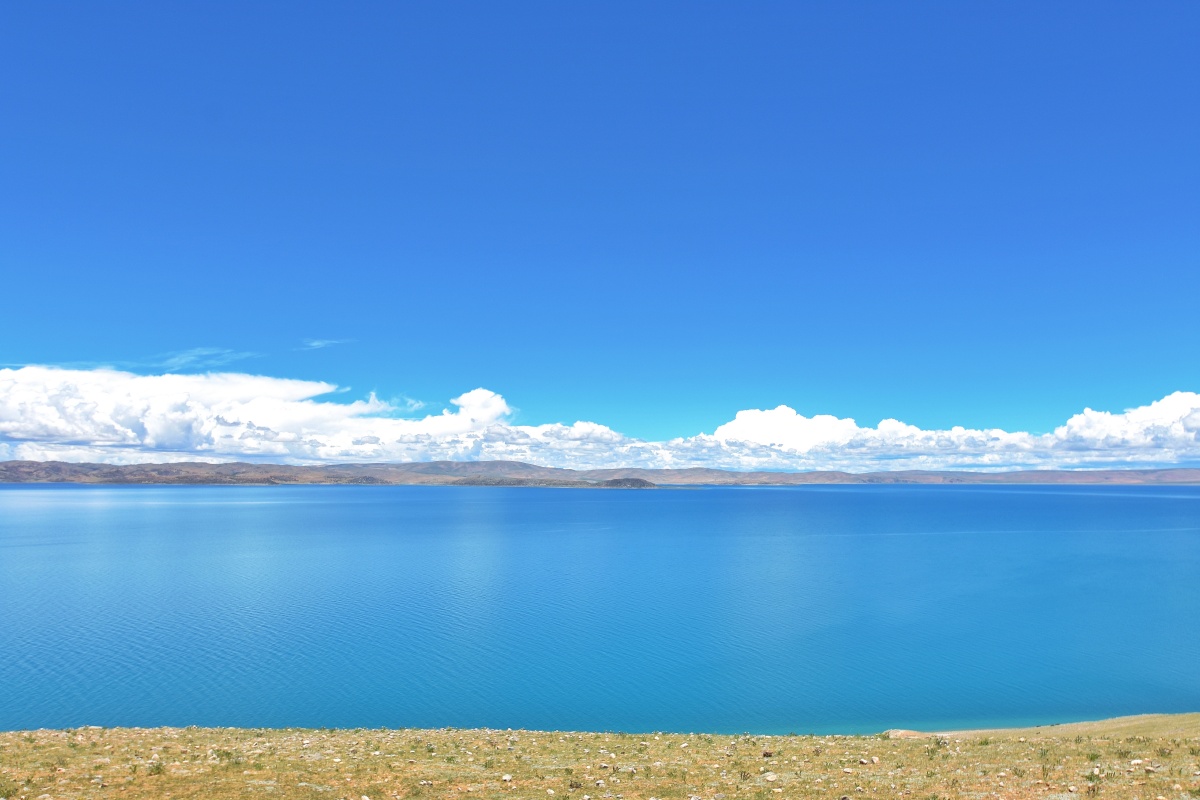 西藏三大圣湖之一世界海拔最高的湖泊西藏纳木措湖