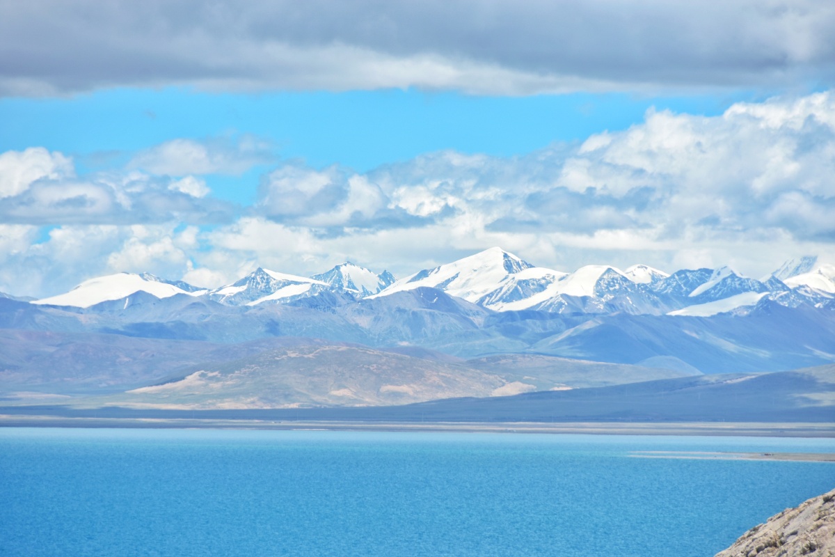 西藏三大圣湖之一世界海拔最高的湖泊西藏纳木措湖