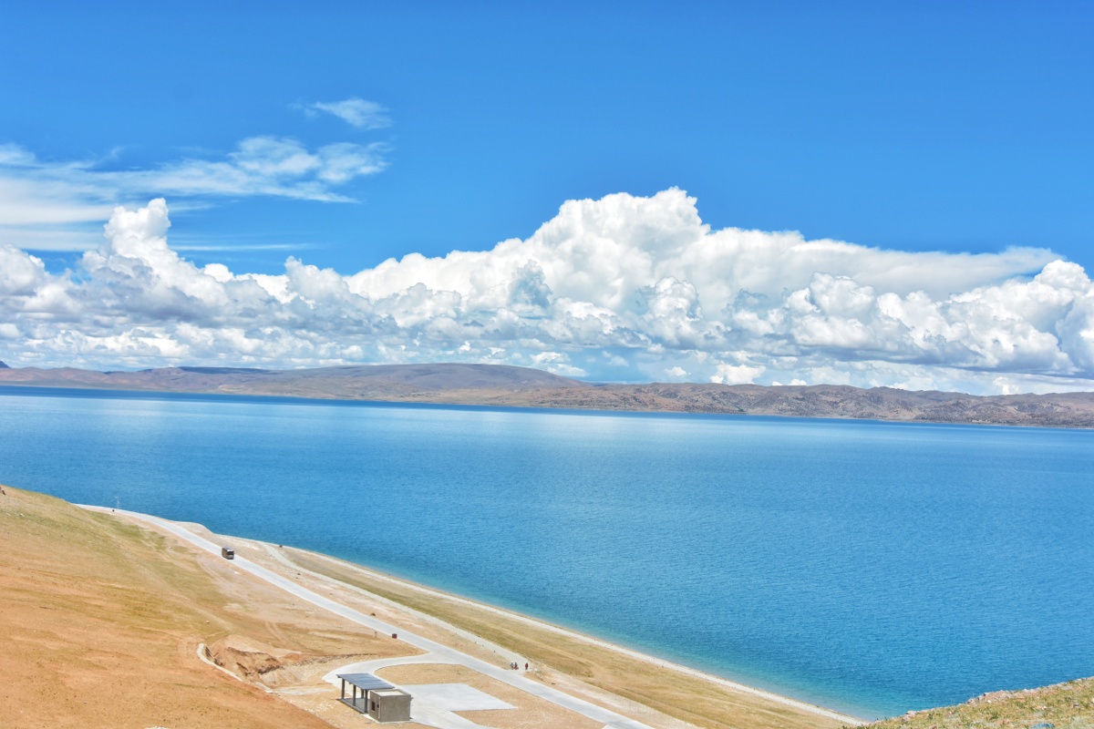 西藏三大圣湖之一世界海拔最高的湖泊西藏纳木措湖