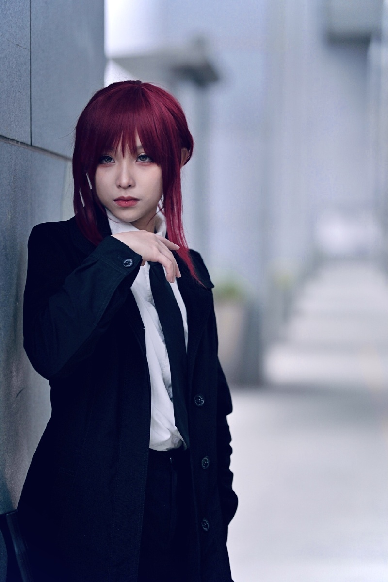 电锯人玛奇玛cos正片说把一切都献给我机身nikonz50镜头sigma5010018