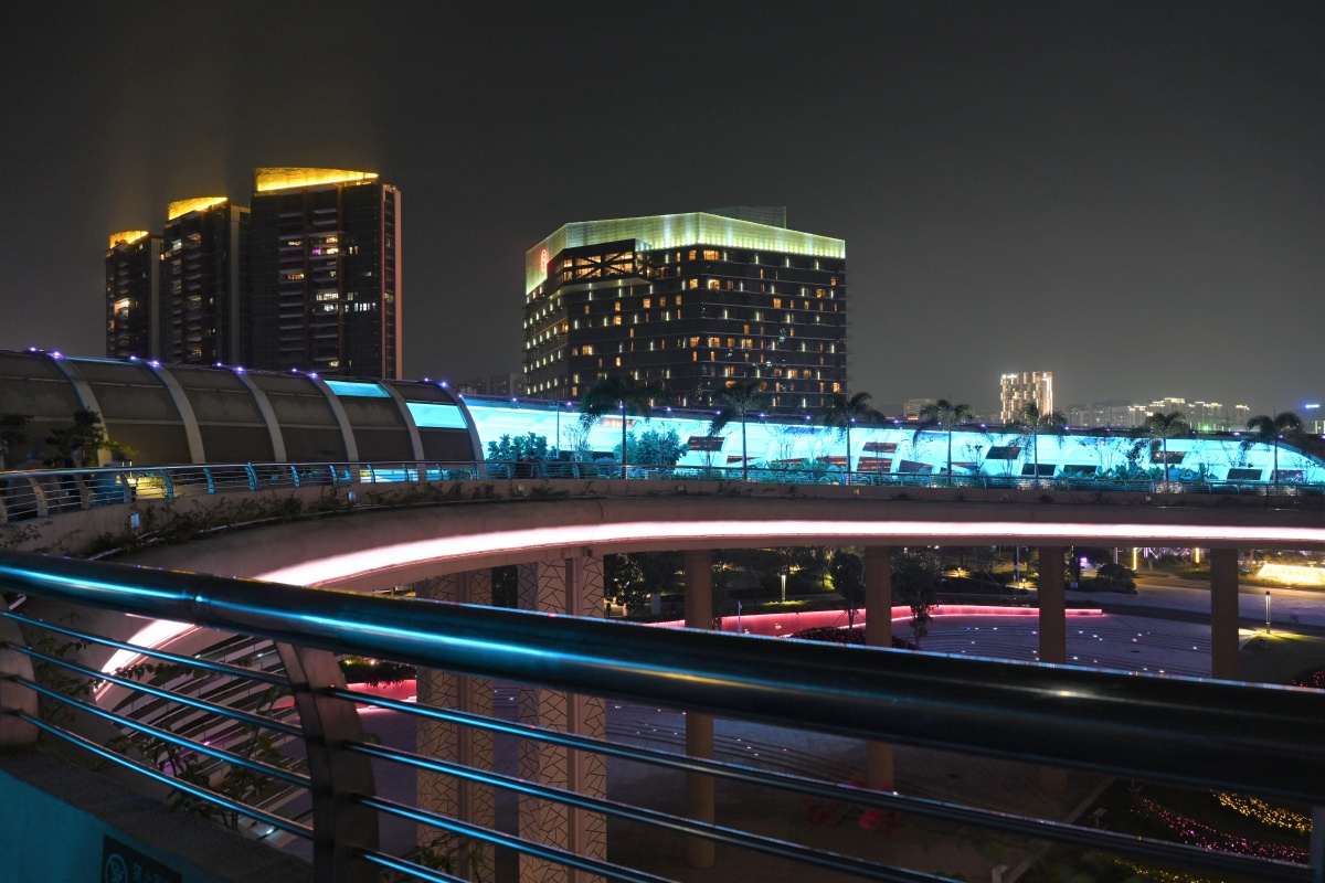 顺德金凤凰广场夜景