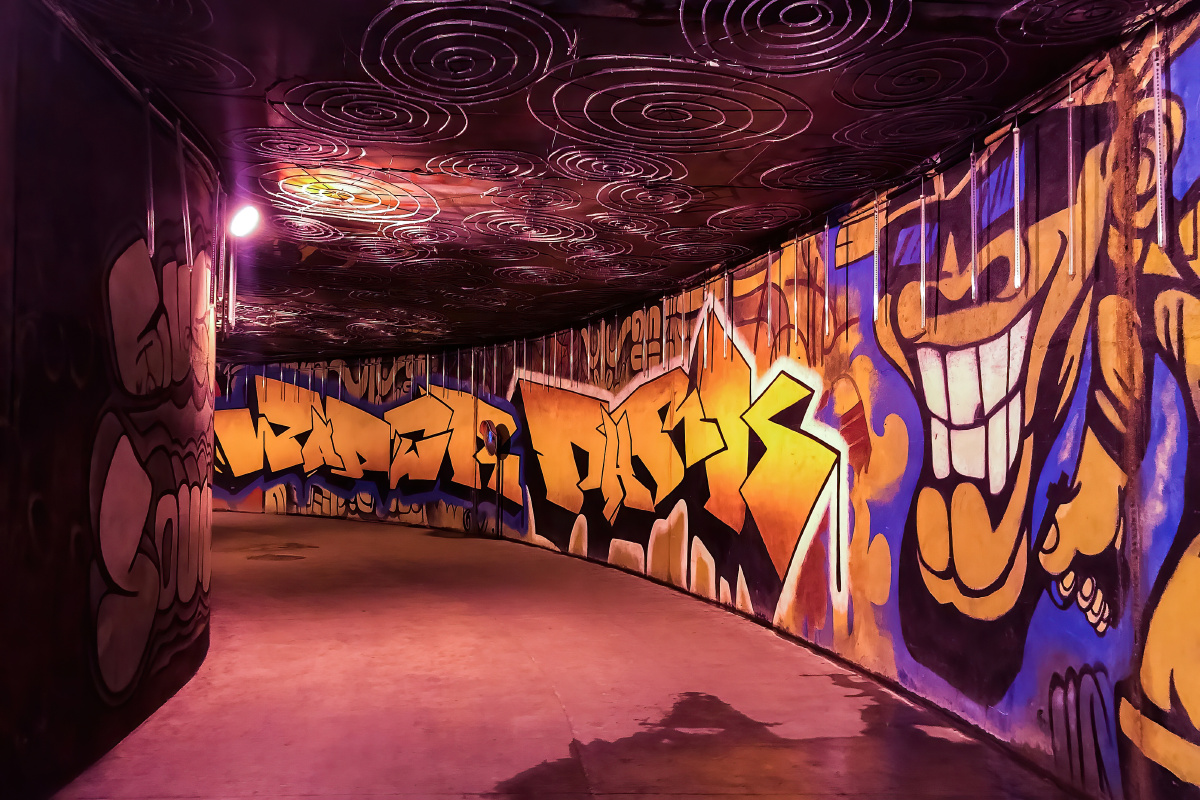 欢乐谷艺术通道