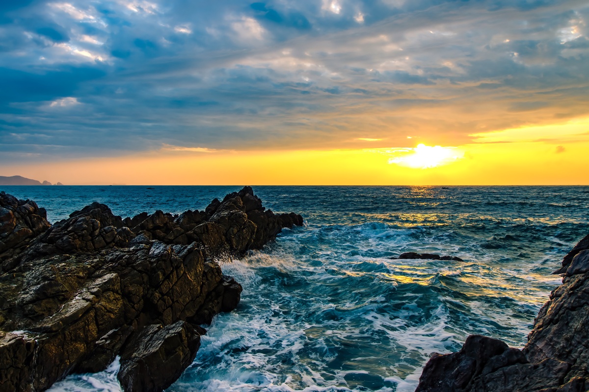 深圳杨梅坑鹿嘴山庄鹿嘴崖日出