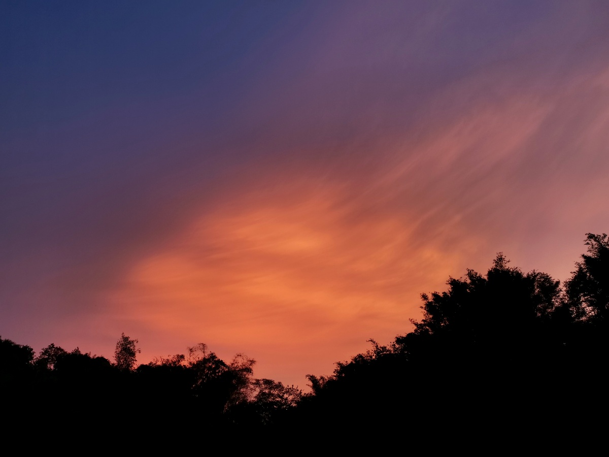 原相机拍的晚霞很有真实感